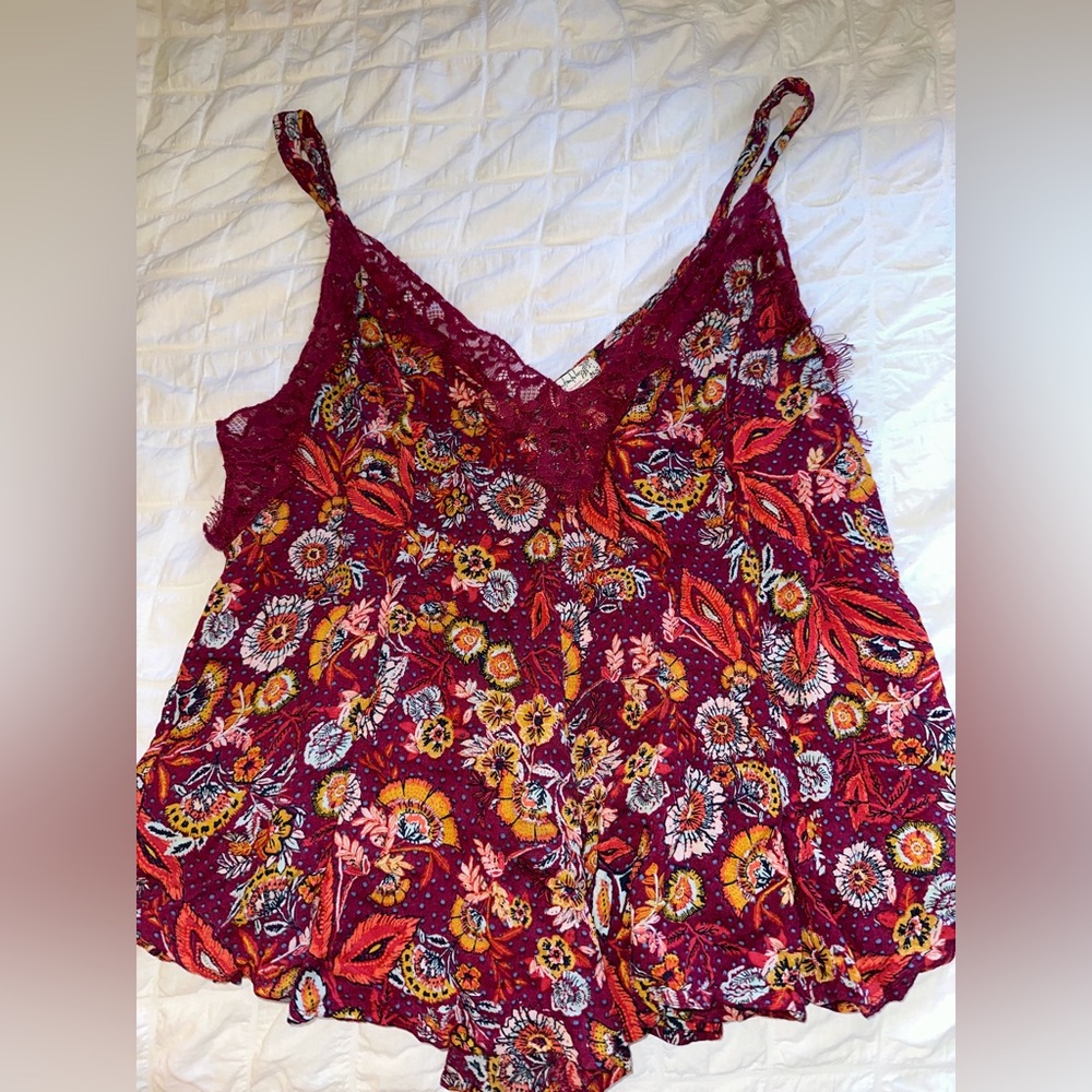 Free people. Flowy spaghetti strap